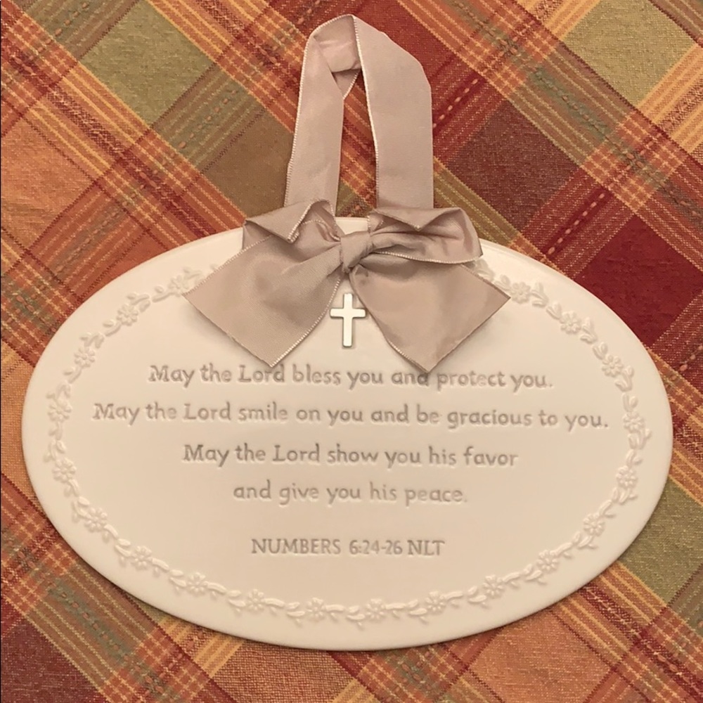 Porcelain Baptism plaque